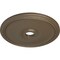 Ekena Millwork Theia Ceiling Medallion (Fits Canopies up to 6 3/4"), 24"OD x 3 5/8"ID x 1 3/4"P, Warm Silver CM24THWSS - alternate 2